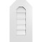 Ekena Millwork Octagonal Top Surface Mount PVC Gable Vent: Functional, w/ 3-1/2"W x 1"P Standard Frame, 12"W x 22"H GVPOT12X2201SF - alternate 1